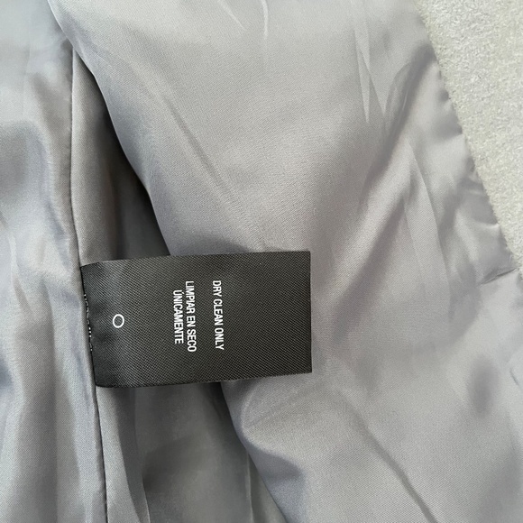 Simply Styled by Sears Gray Pea Coat Medium - Picture 8 of 8